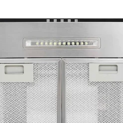 vidaXL Eilandafzuigkap 756 m³/u LED 90 cm roestvrij staal
