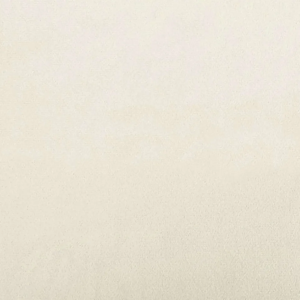 vidaXL Eivormige stoel Crème 63 x 73 x 90 cm Fluweel