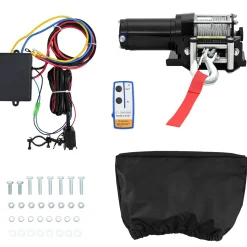 vidaXL Elektrische Lier PVC Zwart