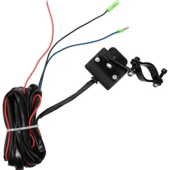 vidaXL Elektrische lier 12 V 1360 kg met montageplaat en rollenvenster