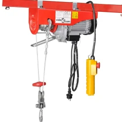 vidaXL Elektrische lier 1000 W 200/400 kg