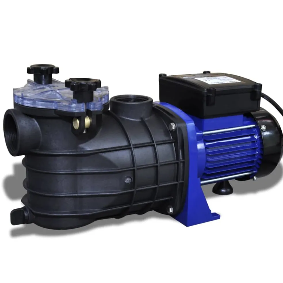 vidaXL Elektrische zwembadpomp 500W blauw