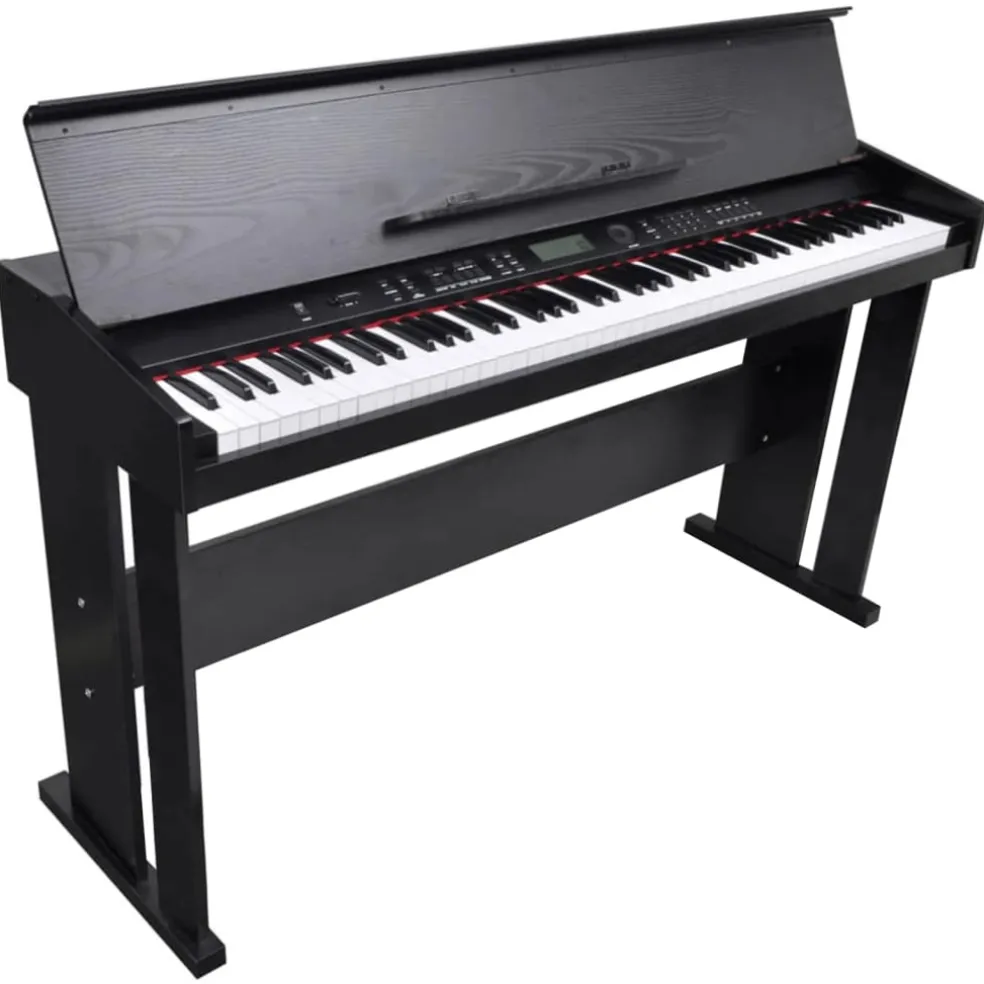 vidaXL Elektronische/Digitale piano met 88 toetsen en bladhouder