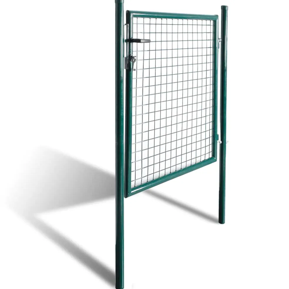 vidaXL Enkele deur 100x100 cm gepoedercoat staal