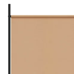 vidaXL Enkele Paneel Kamerverdeler Beige 175 x 180 cm Stof