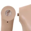 vidaXL Etalagepop kind met glazen voet 140 cm beige