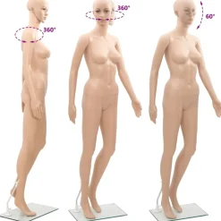 vidaXL Etalagepop vrouw A