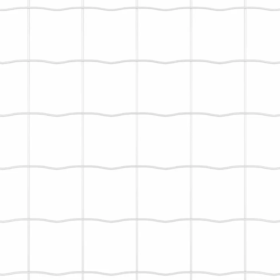 vidaXL Euro-hek met grondpennen 10 x 0,4 m Gegalvaniseerd staal Mesh