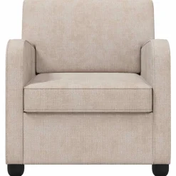 vidaXL Fauteuil Beige Chenille