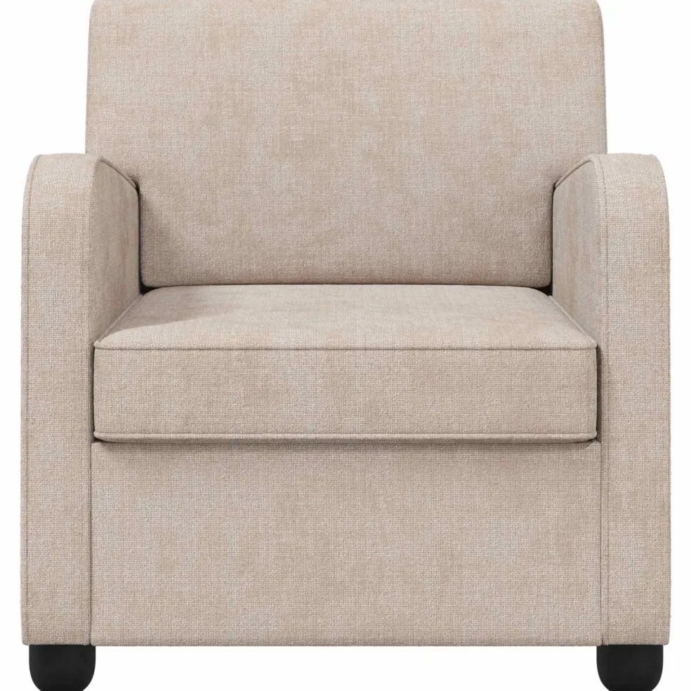 vidaXL Fauteuil Beige Chenille