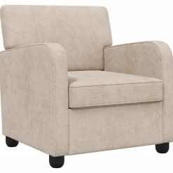 vidaXL Fauteuil Beige Chenille