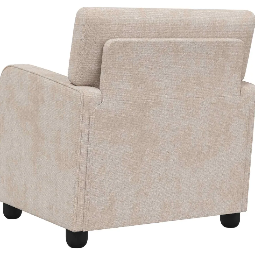 vidaXL Fauteuil Beige Chenille