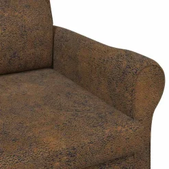 vidaXL Fauteuil Bruin Nep Leer