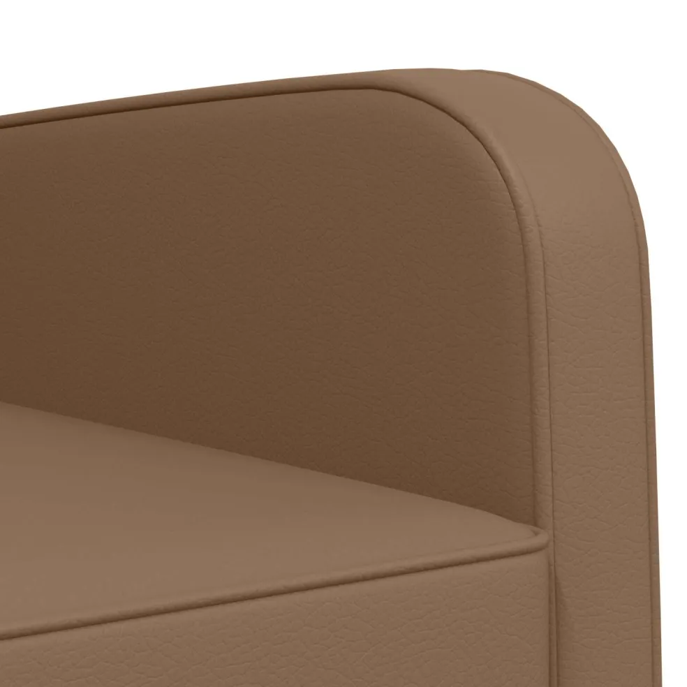 vidaXL Fauteuil Cappuccino Kunstleer