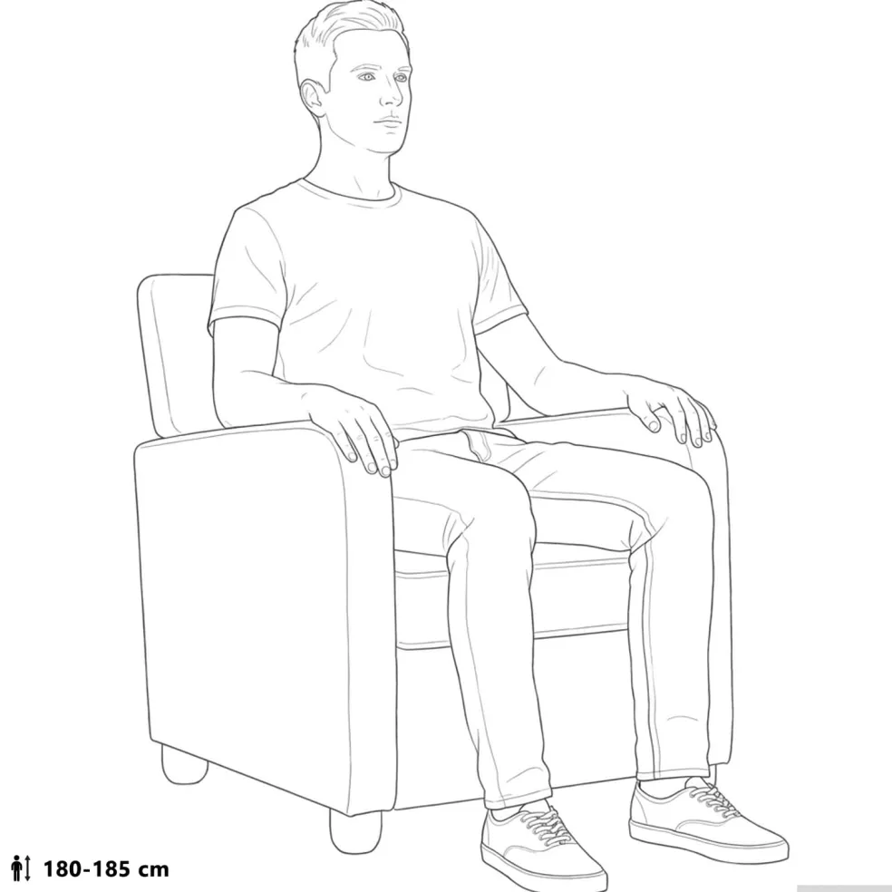 vidaXL Fauteuil Cappuccino Kunstleer