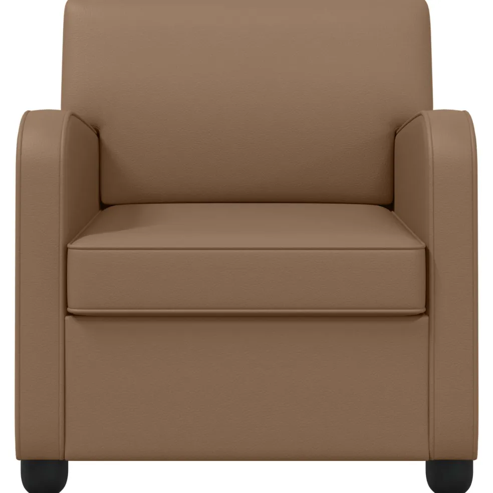 vidaXL Fauteuil Cappuccino Kunstleer