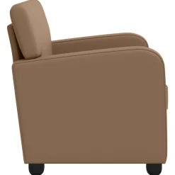 vidaXL Fauteuil Cappuccino Kunstleer