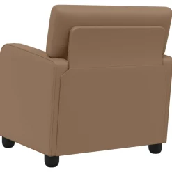 vidaXL Fauteuil Cappuccino Kunstleer