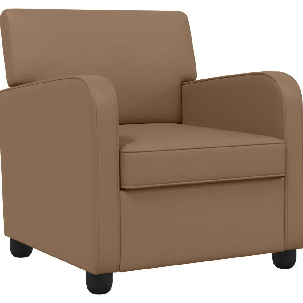 vidaXL Fauteuil Cappuccino Kunstleer