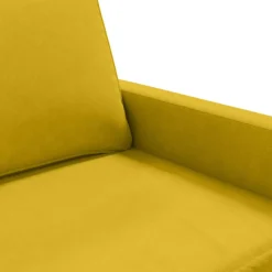 vidaXL Fauteuil 60 cm fluweel geel