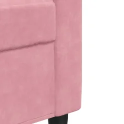 vidaXL Fauteuil 60 cm fluweel roze