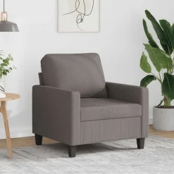 vidaXL Fauteuil 60 cm stof taupe