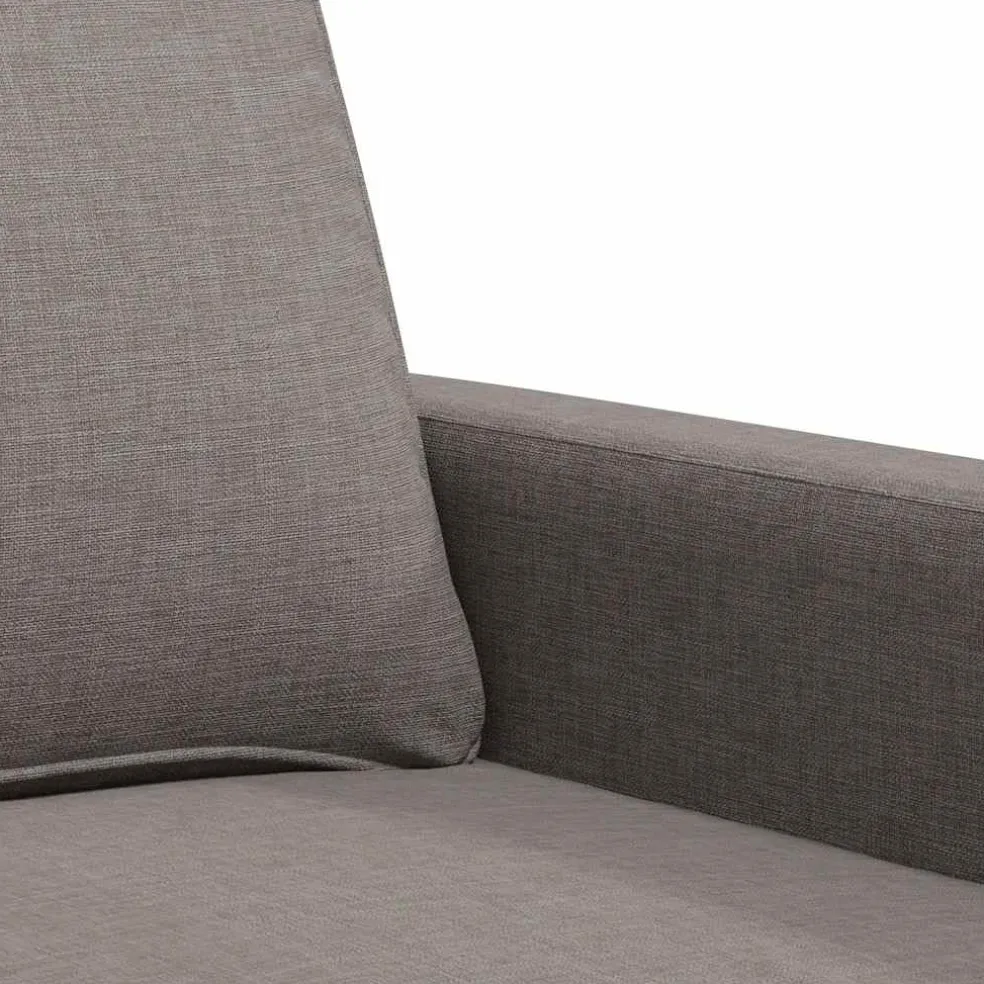 vidaXL Fauteuil 60 cm stof taupe