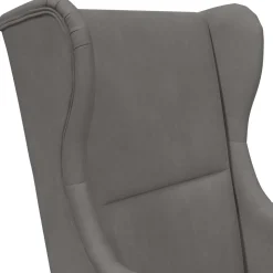 vidaXL Fauteuil Donkergrijs Fluweel