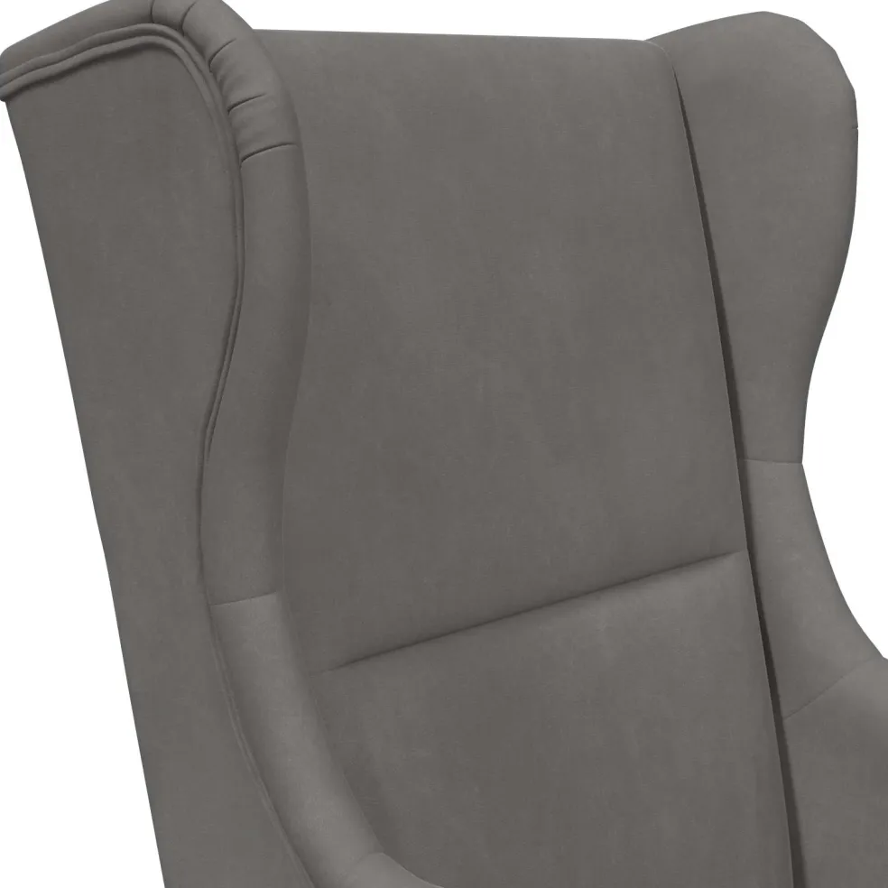 vidaXL Fauteuil Donkergrijs Fluweel