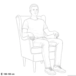 vidaXL Fauteuil Donkergrijs Fluweel