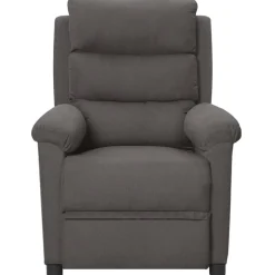 vidaXL Fauteuil elektrisch verstelbaar stof donkergrijs