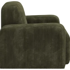 vidaXL Fauteuil Groen corduroy