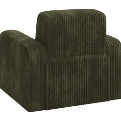 vidaXL Fauteuil Groen corduroy