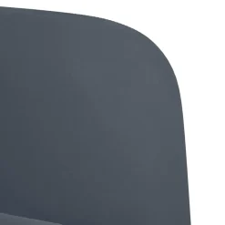 vidaXL Fauteuil met armleuningen 54 cm fluweel donkergrijs