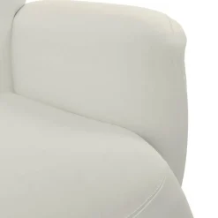 vidaXL Fauteuil met voetensteun verstelbaar fluweel crèmekleurig