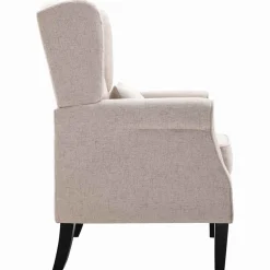 vidaXL Fauteuil stof beige