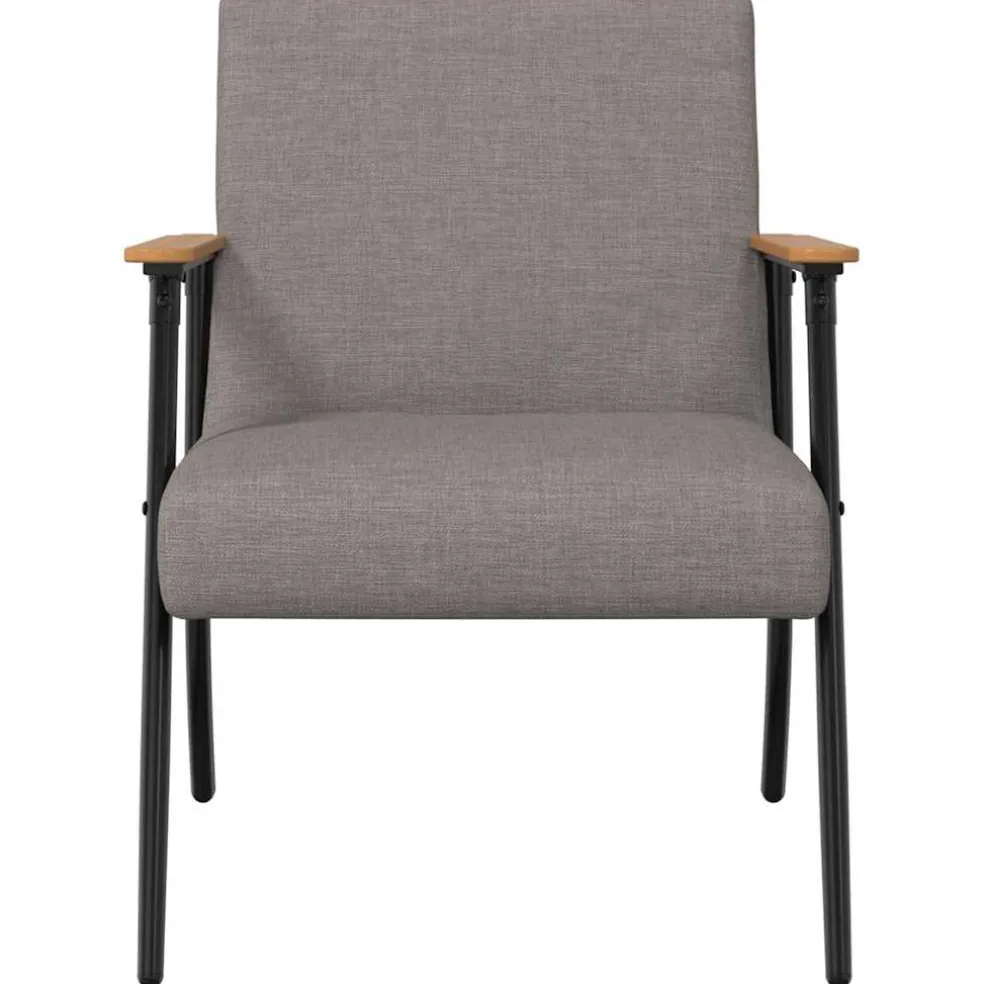 vidaXL Fauteuil Taupe Stof