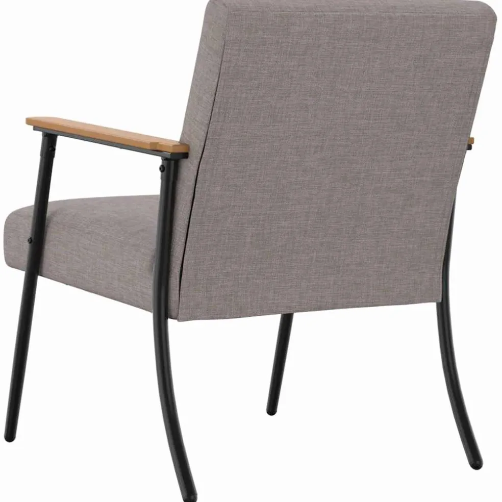 vidaXL Fauteuil Taupe Stof