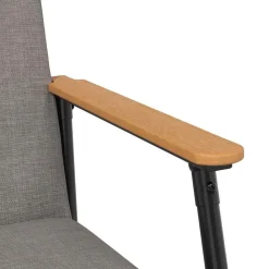 vidaXL Fauteuil Taupe Stof