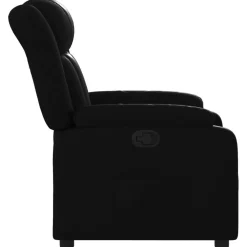 vidaXL Fauteuil verstelbaar kunstleer zwart