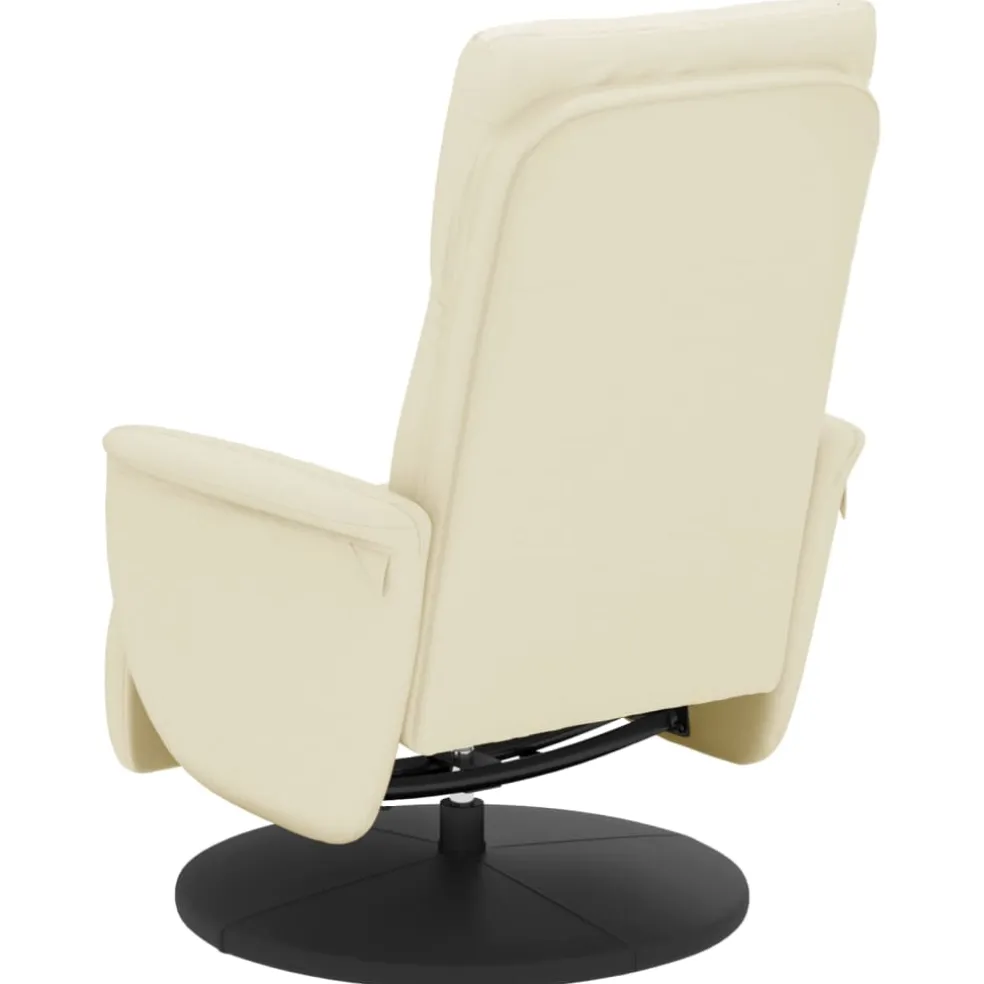 vidaXL Fauteuil verstelbaar elektrisch stof bruin