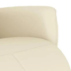 vidaXL Fauteuil verstelbaar elektrisch stof bruin