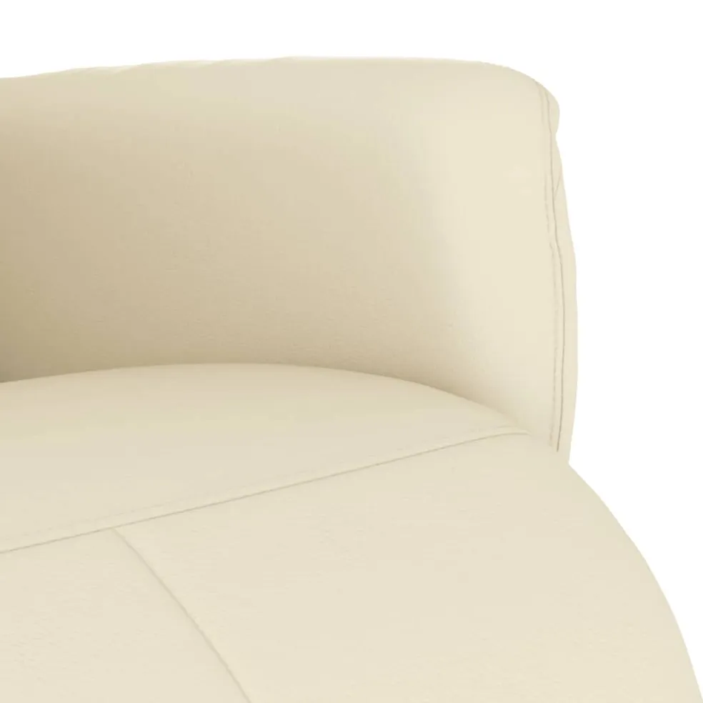vidaXL Fauteuil verstelbaar elektrisch stof bruin