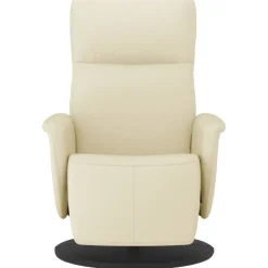 vidaXL Fauteuil verstelbaar elektrisch stof bruin