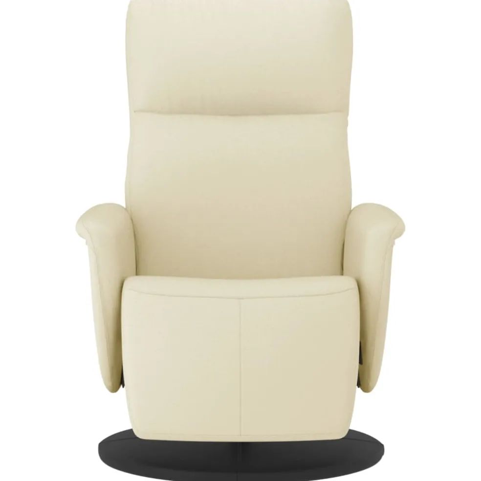 vidaXL Fauteuil verstelbaar elektrisch stof bruin
