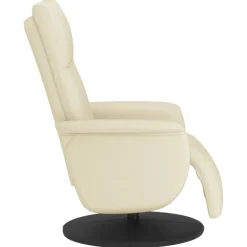 vidaXL Fauteuil verstelbaar elektrisch stof bruin