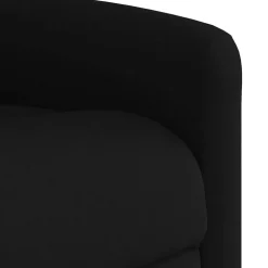vidaXL Fauteuil verstelbaar stof zwart