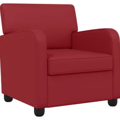vidaXL Fauteuil Wijnrood Kunstleer