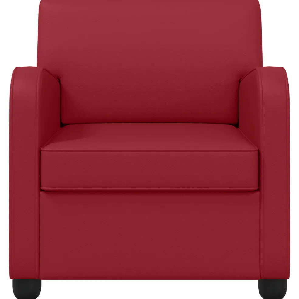 vidaXL Fauteuil Wijnrood Kunstleer