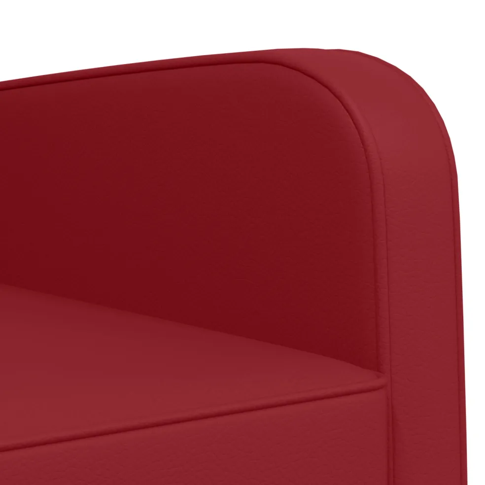 vidaXL Fauteuil Wijnrood Kunstleer